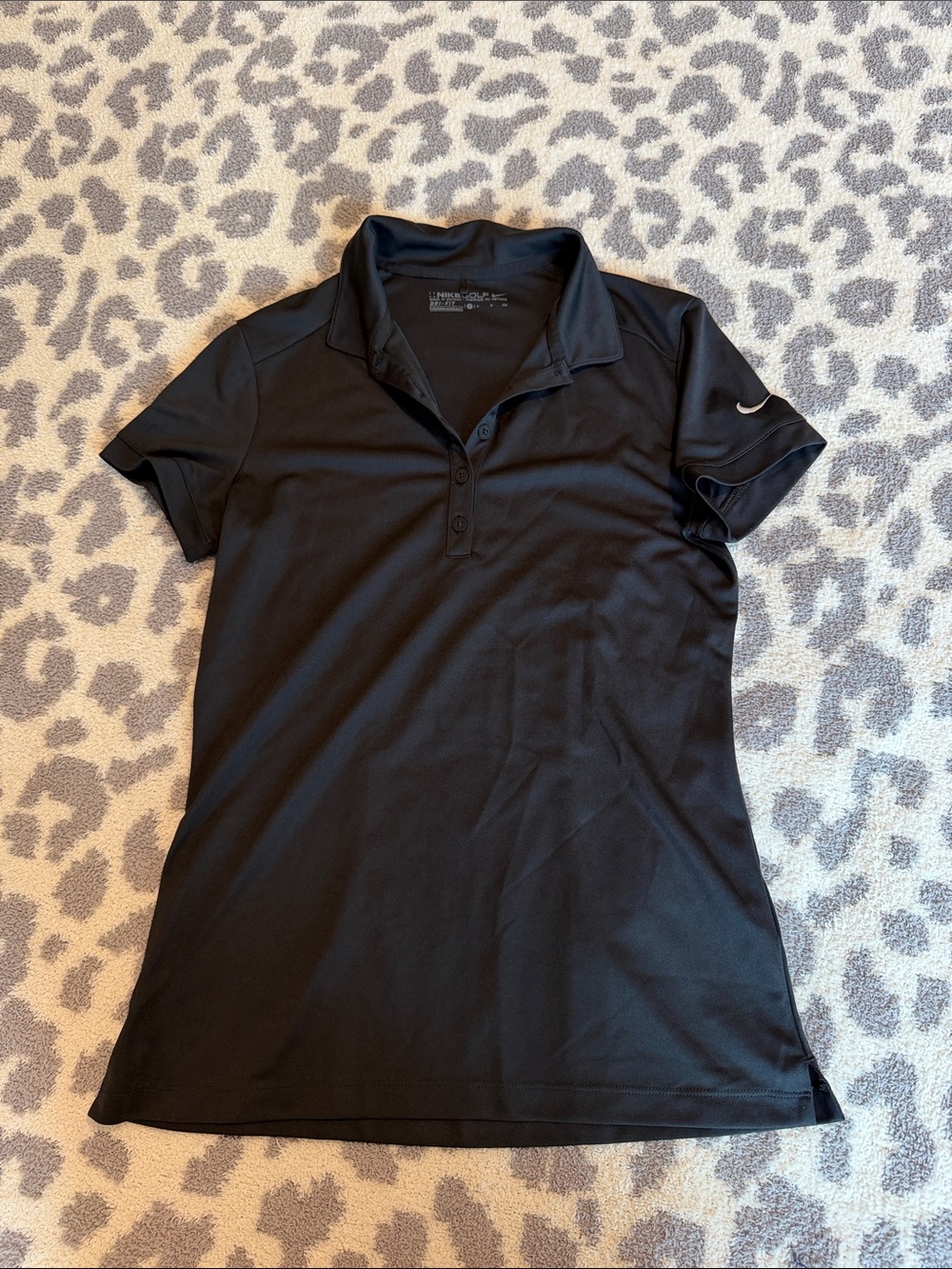 Nike Women’s Black Short-Sleeve Polo